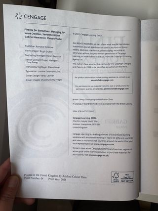 Finance for Executives Managing for Value Creation