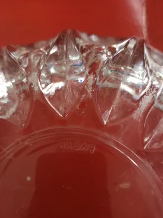 Cenicero cristal vintage años 50