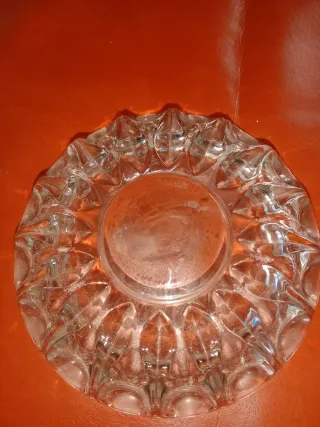 Cenicero cristal vintage años 50