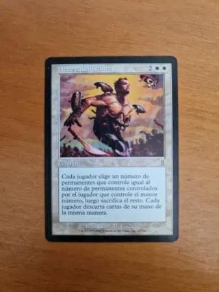 Acto Equilibrante Magic: The Gathering Carta