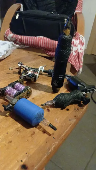 Juego completo de makina de tatuar