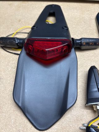 Carenado y portamatrículas moto nuevos