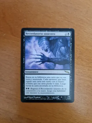 Recordatorio siniestro Magic: The Gathering