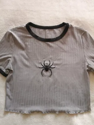 Lote 3 tops grises y verde oliva