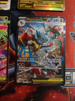 Pokemon charizard, lucario, venusaur y palkia Esp