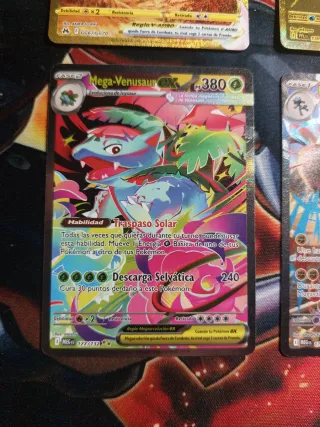 Pokemon charizard, lucario, venusaur y palkia Esp