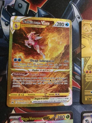 Pokemon charizard, lucario, venusaur y palkia Esp