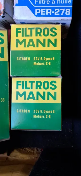 Filtro Aceite Mann Citroen 2CV Dyane Mehari