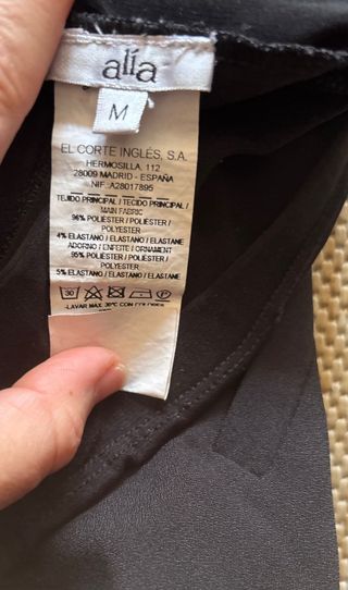 Pantalón vestir premamá negro