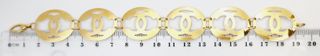 Pulsera Chanel Oro 18k Logo Ovalado
