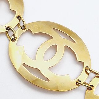 Pulsera Chanel Oro 18k Logo Ovalado