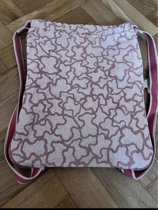 Mochila Tous Beige y Rosa