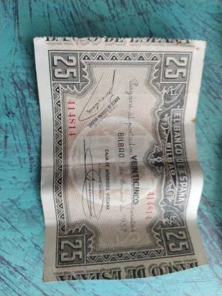 Lotto di Banconote e Monete Antiche Spagnole