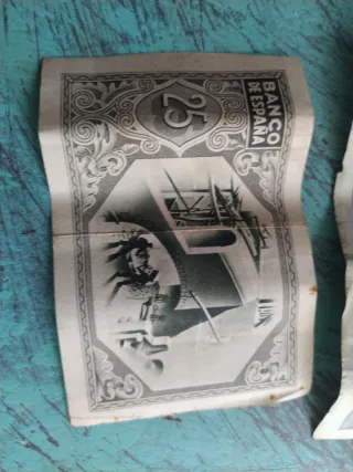 Lotto di Banconote e Monete Antiche Spagnole