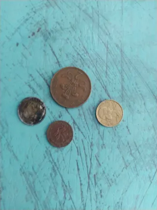 Lotto di Banconote e Monete Antiche Spagnole