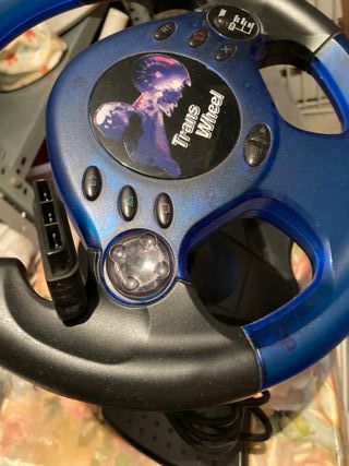 Volante PS2 Trans Wheel con pedales