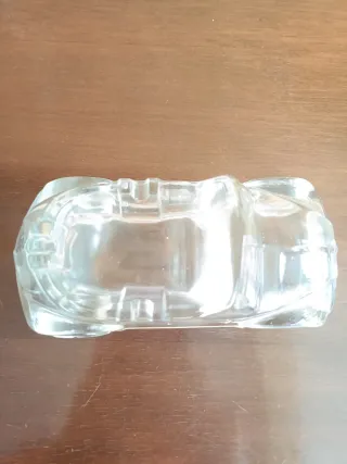 Cenicero Coche Cristal Vintage