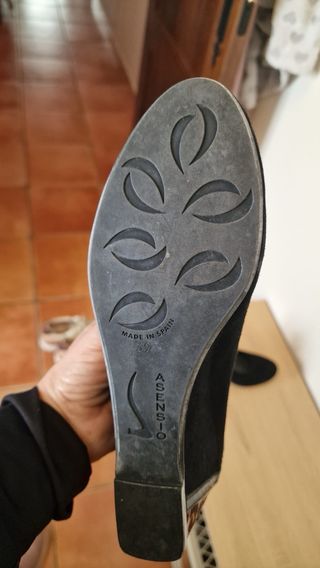 Zapatos Asensio Mujer Talla 39 Negro