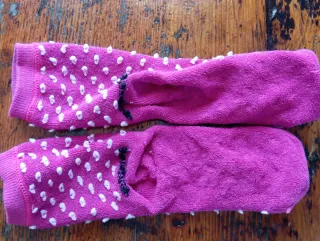 Calzini antiscivolo Minnie pois rosa