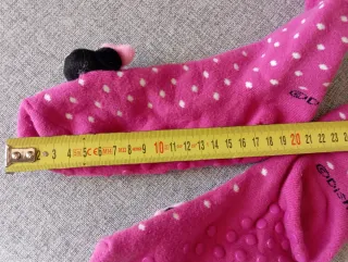 Calzini antiscivolo Minnie pois rosa