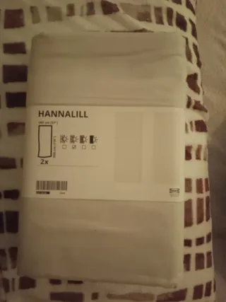 Pack 2 Cortinas IKEA HANNALILL