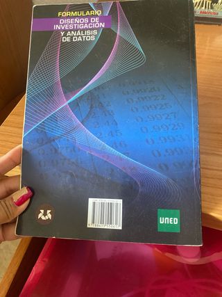 FORMULARIO DE DISEÑO Y ANÁLISIS DE DATOS UNED