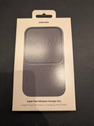 Cargador Samsung Super Fast Wireless Charger Duo
