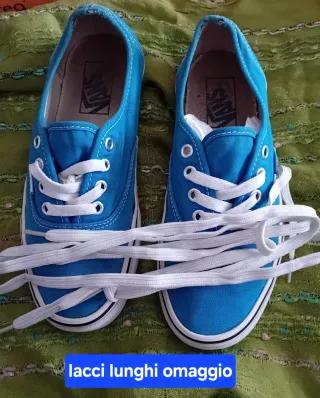 Vans Authentic Tela Azzurre Tg 37