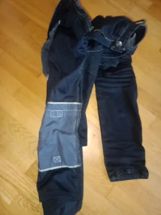 Vaqueros Moto Negro Talla M Protecciones