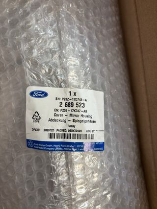 Retrovisor izquierdo Ford Transit Custom 2024