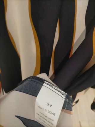 vestido azul y weiss 4 XL