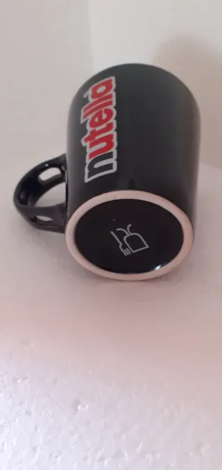 Tazza Nutella in ceramica nera