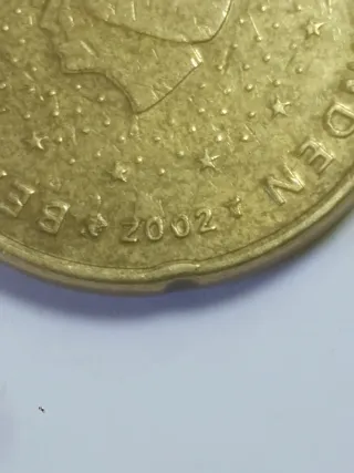 Moneda 20 Céntimos Euro Países Bajos