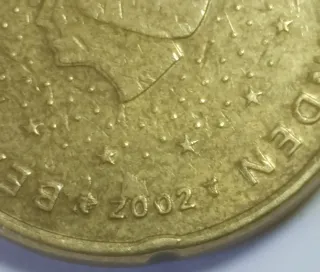 Moneda 20 Céntimos Euro Países Bajos