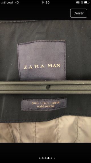 Abrigo Zara man