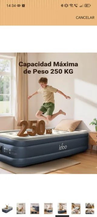 Colchón Hinchable iDOO con Bomba