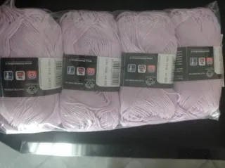 Lotto 15 Gomitoli cotone Fiocco Tre Sfere