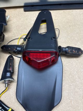 Careta LED y Portamatrículas Homologado Nuevo