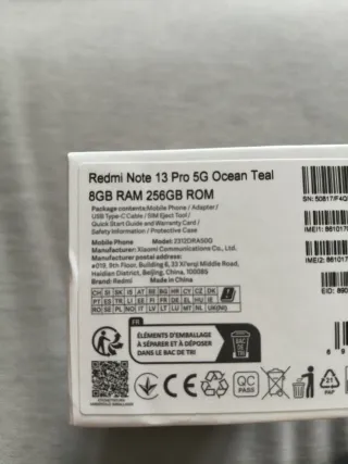 Redmi Note 13 Pro 5G 256GB + Accesorios