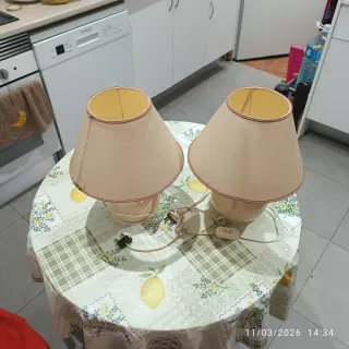 Juego de 2 lámparas de mesita