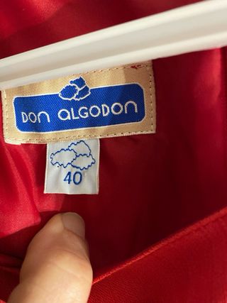 Vestito rosso con tasche