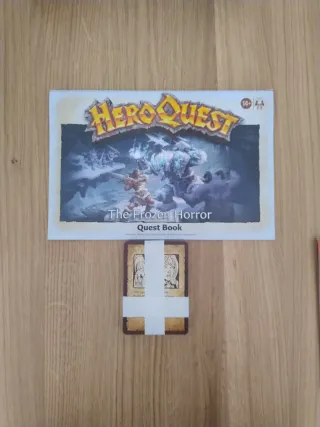 HeroQuest: El Horror Congelado - Libreto + Cartas