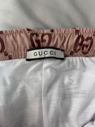 Pantalón corto Gucci GG rosa