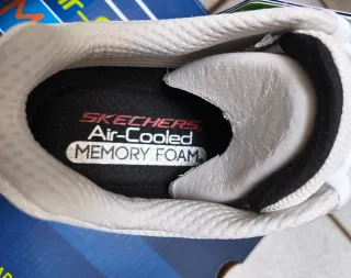 Skechers Bounder Frazin Air Cooled Blancas