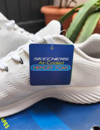 Skechers Bounder Frazin Air Cooled Blancas