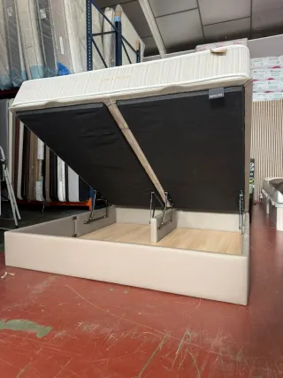 Cama King 180x190 CANAPE COLCHÓN FLEX  EXPOSICIÓN