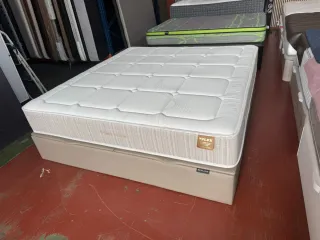 Cama King 180x190 CANAPE COLCHÓN FLEX  EXPOSICIÓN