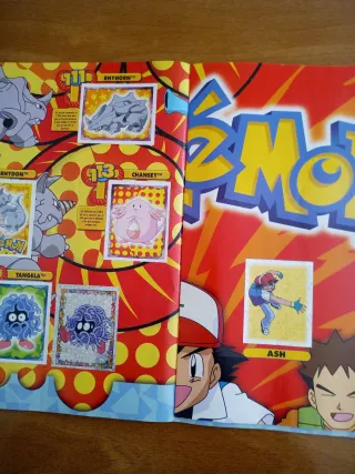 Lote Álbum Cromos Pokémon ¡Hazte con todos!