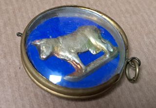 Colgante bicípite vaca y cordero amuleto