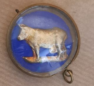 Colgante bicípite vaca y cordero amuleto